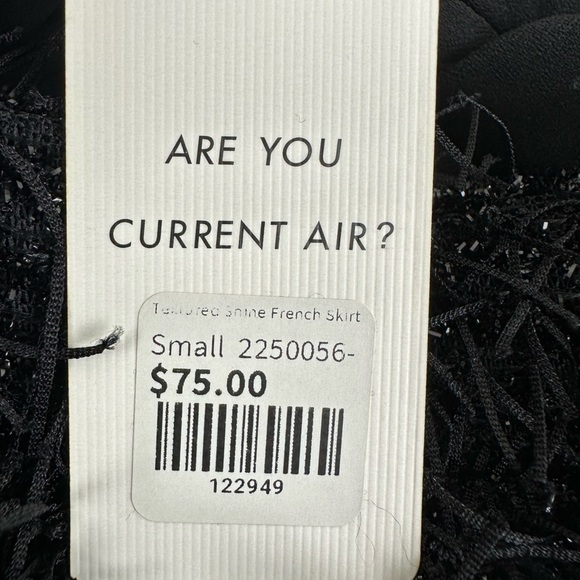 Current Air Textured Shine French Skirt Size Small NWT - Picture 7 of 9